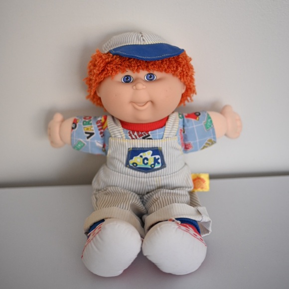 Cabbage Patch Kids Other - Vintage Cabbage Patch Kid 1990 First Edition Ruff’ N’ Tuff Red Head Hasbro CPK